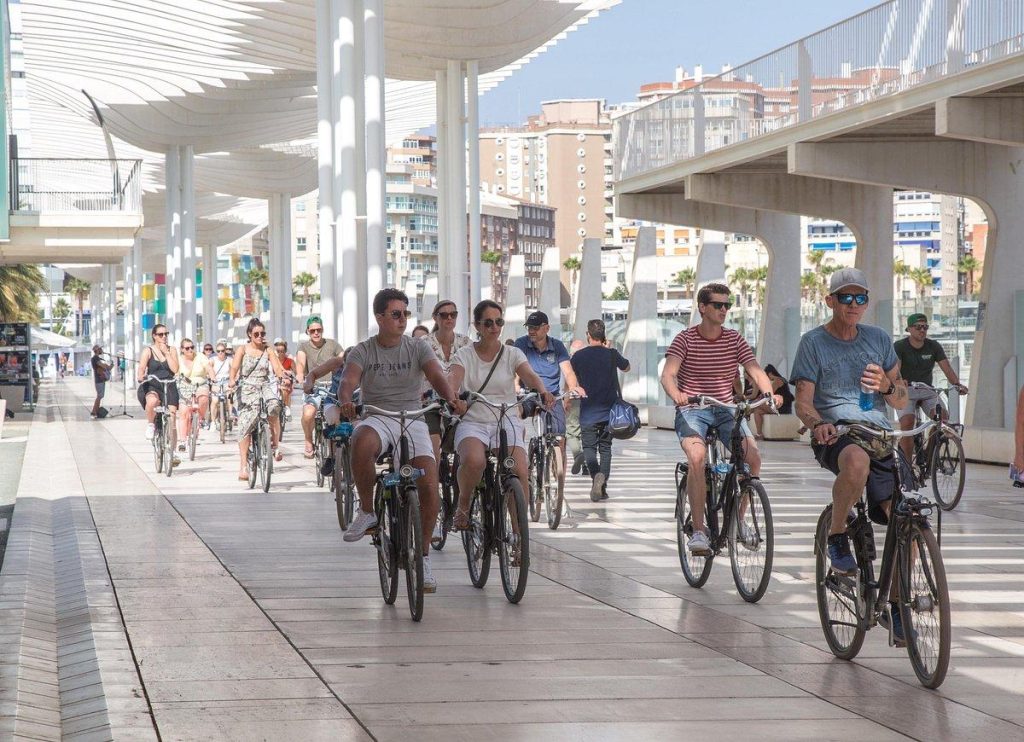 Excursión en bicicleta por Málaga